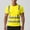 Yellow, variant on Abomasnow High Visibility Safety T Shirts Short Sleeve Class 2 Hi Vis Reflective Construction Work Shirts with Reflective Strips and Front Pocket Blue, L