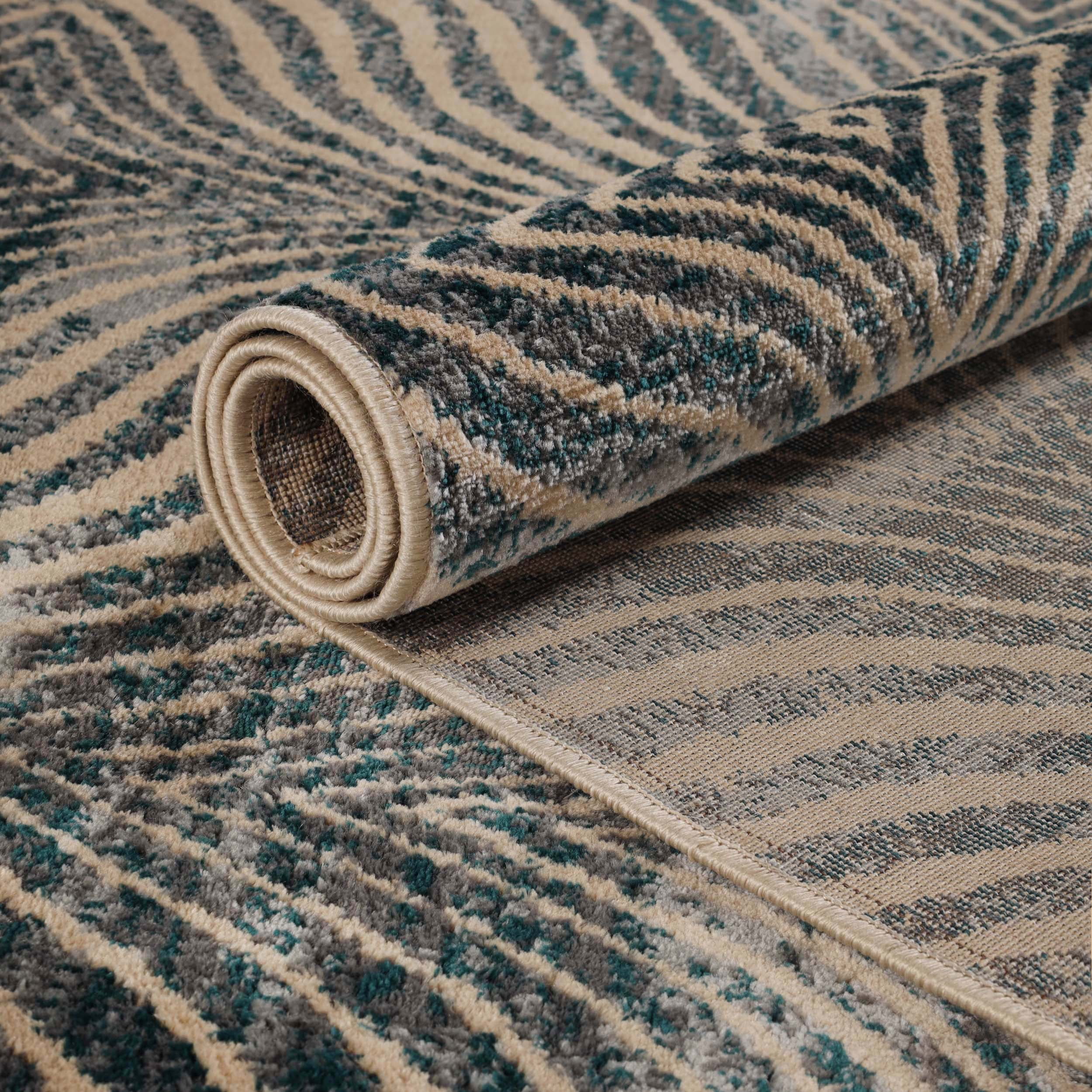 Superior Cullen Modern Abstract Indoor Area Rug, 5' x 8'