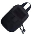 thumbnail image 3 of EeaseCA Tactical Medical Portable Accessory Bag Emergency Patch First-aid Packet Mobile Phone Storage Pouch Without Cross Sticker (Black), 3 of 7