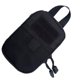 thumbnail image 3 of EeaseMX Bolsa táctica médica portátil para accesorios, parche de emergencia, botiquín de primeros auxilios, funda para teléfono móvil sin adhesivo cruzado (negra), 3 of 7