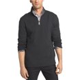 thumbnail image 1 of Sudadera con cremallera de 1/4 IZOD para hombre Negro XXL, 1 of 1