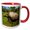 Red/White, variant on 3drose, Giant Tortoise, Fregate Island, Seychelles-af39 Awr0009 - Alison Wright, 11oz Two-tone Yellow Mug