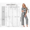 thumbnail image 7 of MINTREUS Pajama Sets for Women Short Sleeve Sleepwear Button Down Pjs Soft 2 Piece Lounge Sets with Pockets, 7 of 7