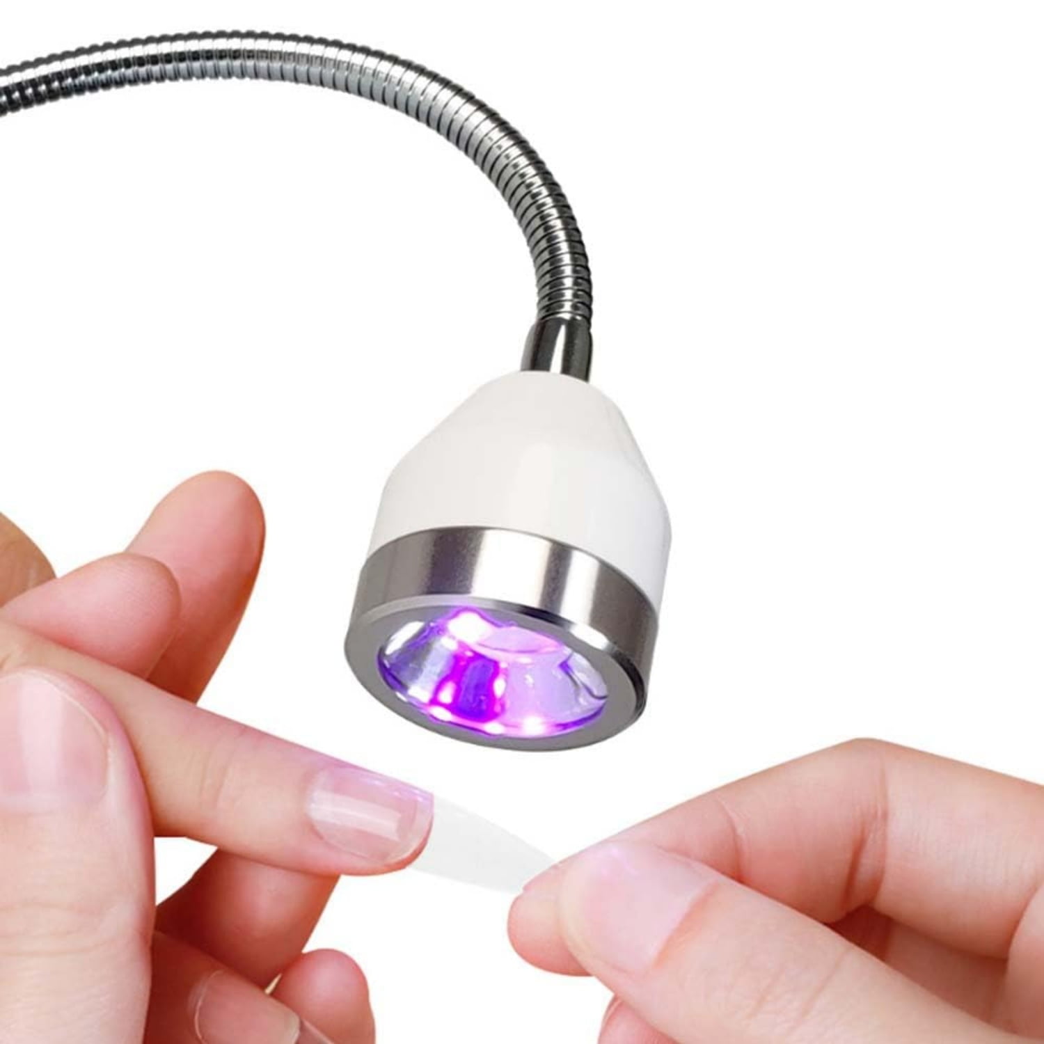 "UV Led Nail Lamp, 9W Flash Cure Light for Gel-X & Semi-Cured Strips, Rechargeable Auto Sensor Gooseneck Mini UV Light for Nails, Portable Salon Precision for Home DIY Use "