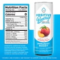 thumbnail image 4 of Positive Beverage Drink - Zero Calorie, Zero Sugar Immunity Support, Vitamins, Calcium, Electrolytes - Perfectly Peach, 4 of 8