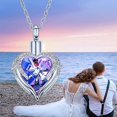 thumbnail image 6 of Crystal Angel Wing Heart Urn Necklace for Ashes Cremation Jewelry Heart Urn Necklace for Women Urn Keepsake, 6 of 7