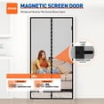 thumbnail image 4 of Puerta mosquitera magnética MAGZO Fit 81 x 205 cm, color gris, 4 of 6