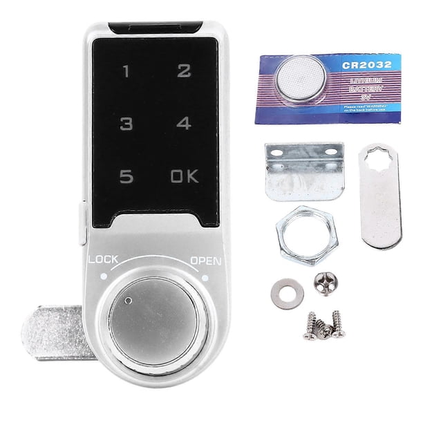 Touch Lock Drawer Electronic Cabinet Lock Smart Touch Screen Drawer Password Keypad Lock ...