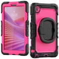thumbnail image 4 of Decase Shockproof Case for Lenovo Tab One 8.7" / K9 2025,3 in 1 Heavy Duty Kids Silicone Cover Bulit in Screen Protector,Full-Body Tablet Case with Rotating Handle Stand,D, 4 of 9