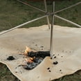 thumbnail image 3 of Foldable Camping Fireproof Mat Reusable Under Hearth Wood Stove Safe Rug Household Patios Cloth Protector Flame Proof Carpet 100x80cm, 3 of 7
