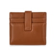 thumbnail image 2 of Time and Tru Women's Una Faux Leather Card Case Wallet, Cognac, 2 of 4
