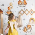 thumbnail image 2 of A Set of Wall Stickers, Cubs Clouds Stars Wall Decoration for Living Room Office Bedroom Kitchen Removable Stickers, 2 of 4