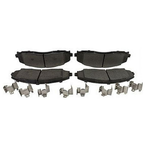 Front Brake Pad Set - Compatible with 2013 - 2016, 2018 - 2022 Ford F-250 Super Duty 2014 2015 2019 2020 2021