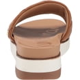 thumbnail image 3 of Sam Edelman Adaley Saddle Open Toe Slip On Platform Leather Slide Sandals (Saddle Leather, 8), 3 of 6