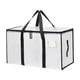 thumbnail image 2 of Bolsa de almacenamiento resistente con asas reforzadas | Bolsa extragrande para ropa, juguetes y decoración | Organizador grueso con doble cremallera | Plegable y reutilizable, 2 of 6