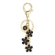 thumbnail image 2 of Llavero con letras, colgante de aleación, regalo para mujeres y niñas, dijes de flores. Negro, 2 of 9