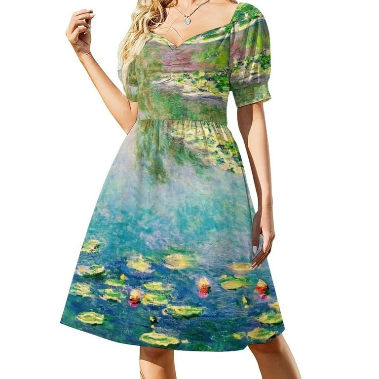 Le jardin d'eau de Giverny | "Claude Monet's Water Garden" Dress women's evening dresses prom clothes loose summer dress - Walmart.com Le jardin d'eau de Giverny | "Claude Monet's Water Garden" Dress women's evening dresses prom clothes loose summer dress - Walmart.com