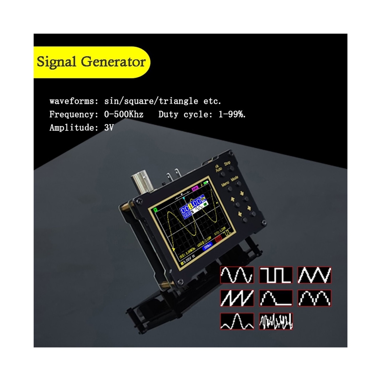 DSO154Pro 2.4-inch Screen Digital Oscilloscope 18MHz Analog Bandwidth Support Signal Generator ,Professional Designed