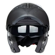 Full Face Motorcycle Helmet Dual Visor Sun Shield Flip up Modular Motocross DOT Approved Helmets