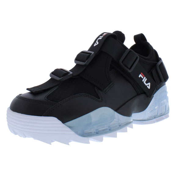 Fila Unit LE Womens Shoes Size 8.5, Color: Black/Fila Red/White