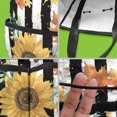 thumbnail image 5 of SunFlowers Garden Tools Bag, Water-proof Oxford Garden Tote Home Organizer Gardening Tool Bag Kit Holder with 8 Pockets for Indoor and Outdoor Gardening(Tools Not Included), 5 of 6
