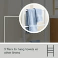 thumbnail image 6 of Better Homes & Gardens Springwood Freestanding Acacia Wood Towel Ladder, 4 Tiers, White, 6 of 10