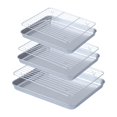 thumbnail image 1 of Lipstore Baking Pan Bakeware Easy to Clean Stainless Steel for Restaurant Home Baking Tray with rack, 1 of 8