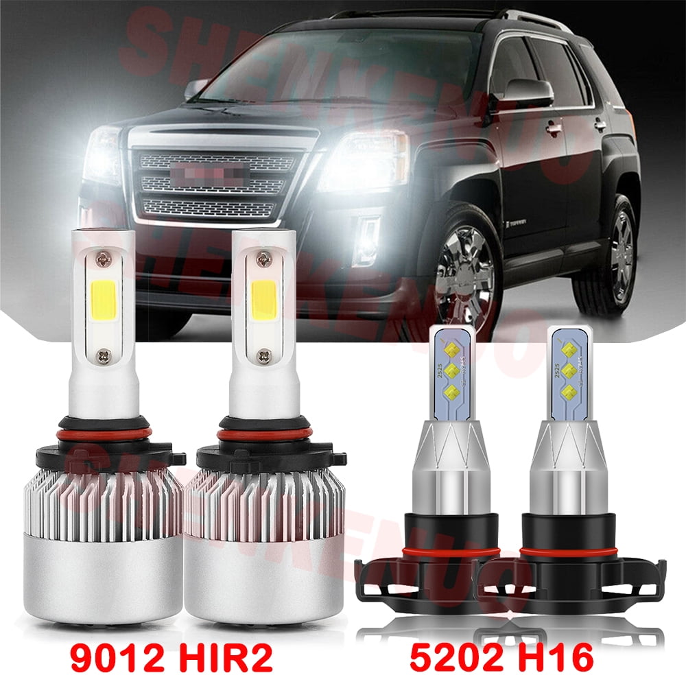 For GMC Sierra 1500 2500 3500 20142015 Led Headlights 8000LM 9012/HIR2