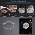 thumbnail image 3 of Heat Diffuser Plate Heat Diffuser, Stainless Steel Induction Cooktop Converter Disk for Gas Stove Glass Cooktop Magnetic Cookware Diameter 18cm/7.1in, 3 of 5