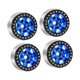 thumbnail image 5 of 4 piezas de repuesto para bujes de rueda de coche de carreras, accesorios para llantas RC resistentes Azul, 5 of 9
