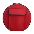 thumbnail image 4 of Bolsa de batería de 17 pulgadas Bolsa de batería ligera Mochila con correa para el hombro Reutilizable Rojo kusrkot Estuche de almacenamiento de tambor, 4 of 8
