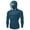 66#Blue, variant on Unisex Rash Guard Solid Long Sleeve Hooded Face Mask Ice Silk Anti-Uv Apparel Summer Cool Elegant Loose Casual Sunscreen Hiking Running Athletic Sun Protection Shirts