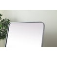 thumbnail image 4 of MR80FL3060BR-Elegant Decor-Evermore - Soft Corner Metal Rectangular Full Length Mirror In Modern Style-60 Inches Tall and 30 Inches Wide-Brass Finish, 4 of 7