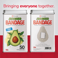thumbnail image 3 of BioSwiss Bandages, Avocado Shaped Self Adhesive Bandages, Latex Free Sterile Wound Care, Fun First Aid Kit Supplies for Kids and Adults, 50 Count, 3 of 7