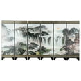 thumbnail image 4 of Vintage Mini Folding Panel Screen Room Divider for Home Decor, 4 of 8