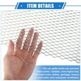 thumbnail image 5 of Unique Bargains Car Grill Mesh 100x33cm 25x11mm Hexagon Hole Grille Mesh Sheet Air Intake Insert Silver Tone, 5 of 6
