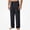 Dark Gray, variant on Mens Dress Pants Loose Fit Flat Front Casual Pants Side Pocket Solid Color Suit Pants Khaki Size L