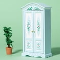 thumbnail image 5 of Miniature Floral Print Wardrobe For Doll House 1:12 Scaled Wooden Wardrobe Miniature Furniture 5.59x3.23x1.57Inch, 5 of 8