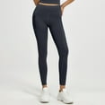 thumbnail image 7 of POROPL Leggings for Women,Mesh Pockets High Waisted Hip Lifting Stripe Threaded Active Yoga Pants, 7 of 7