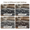 thumbnail image 7 of ODIKA 4'x6' Black And White Galactic Washable Area Rug Abstract Geometric Design With Futuristic for Home Office, Under Desk, Non-Slip Chair-Friendly, Flatwoven, 7 of 7