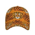 thumbnail image 2 of Daiia Tiger print Baseball Cap Men Women Golf Dad Hat Adjustable Original Classic Low Profile Hat Unconstructed Plain Cap, 2 of 9