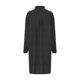 thumbnail image 4 of Vestido informal de manga larga liso para mujer - Cuello alto, detalle de bolsillo - Poliéster y spandex para otoño/invierno, 4 of 5