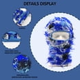 thumbnail image 3 of Distressed Balaclava Ski Mask for Men and Women - Knitted Balaclava Distressed Windproof Shiesty Full Face Mask Cold Weather,Camouflage Blue, 3 of 10