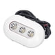 thumbnail image 4 of Risegun 5,6 W luz subacuática, 5500 – 6300 K, luz blanca subacuática LED, DC10 – 30 V, 460 lm, alta luminosidad, luz de barco subacuática, IP68 resistente al agua (E019031), 4 of 7