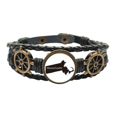 thumbnail image 1 of Pulsera marina tejida en cuero Unbranded mapa silueta Massachusetts 18 cm 20.5 cm, 1 of 4