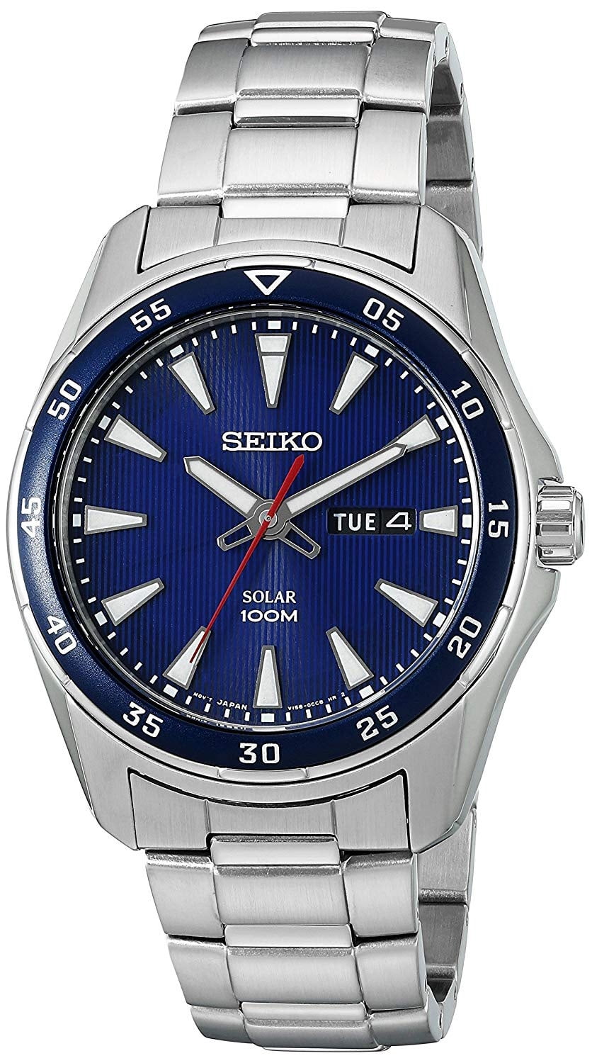 seiko core analog solar watch