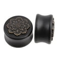 thumbnail image 3 of Ayyufe Pack Of 1 Vintage Lady Mandala Flower Double Flared Ear Expander&nbsp;Plug Piercing, 3 of 6