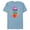 Ocean Blue, variant on Groot Headphones & Flowerpot Rainbow Colors - Short Sleeve Blended T-Shirt for Adults - Customized-Purple
