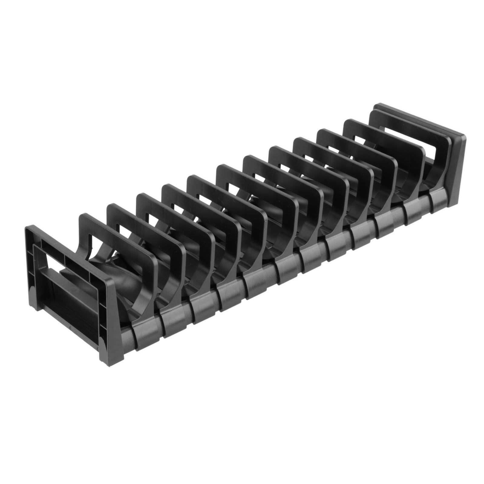 Metal Dinner Plate Storage Rack Organizer and Drying Rack, 14 Slot Dis –  MyGift