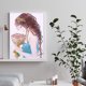 thumbnail image 2 of Cuadros Decorativos Resina diamante pintura flor niña diamante bordado dibujo para pared regalo Ehuebsd Nuevos Originales, 2 of 8